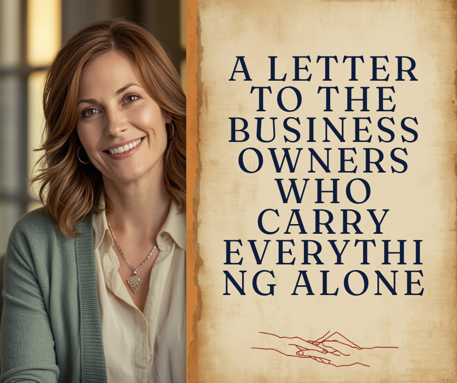 A Letter to the Business Owners Who Carry Everything Alone