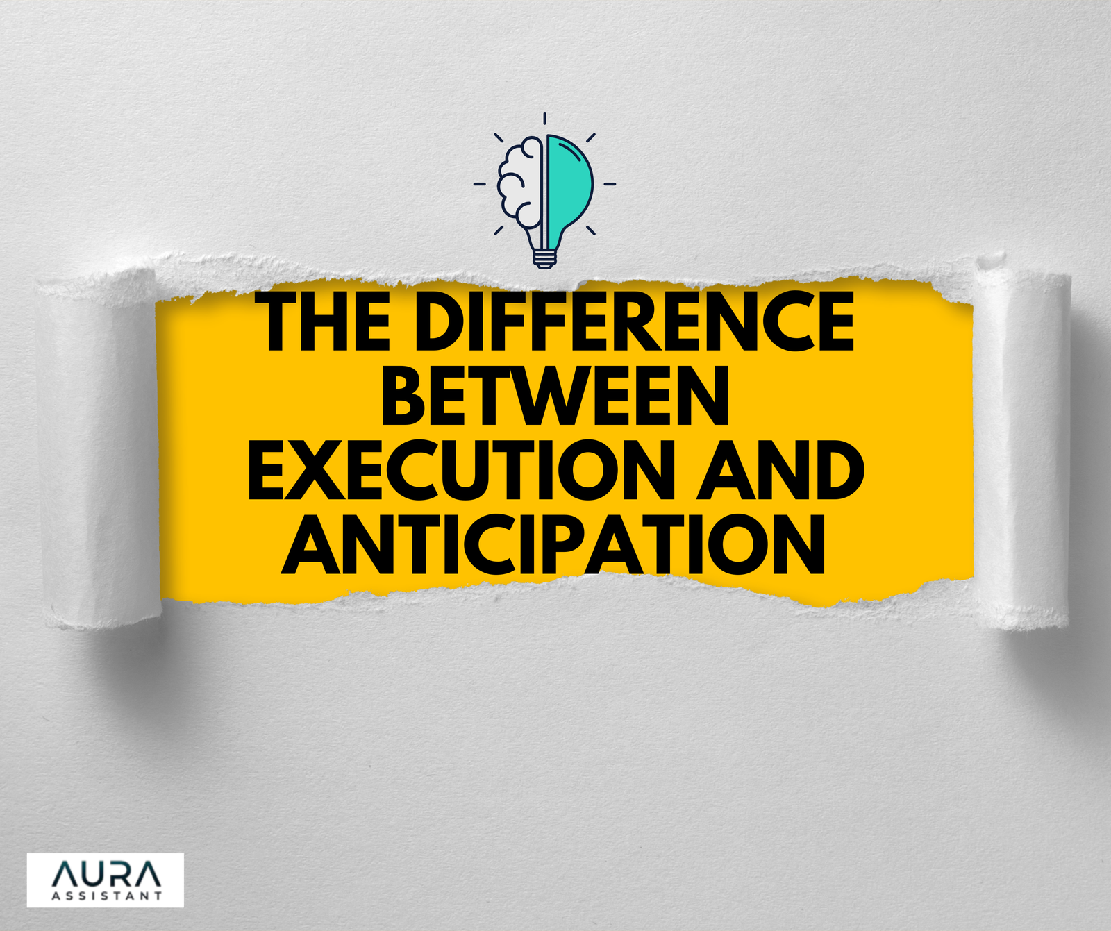 The Difference Between Execution and Anticipation