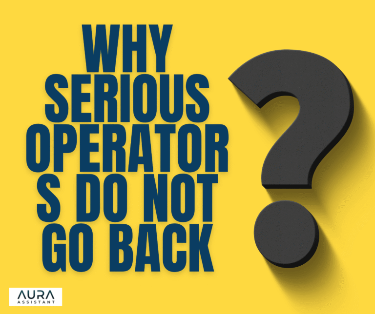 Why Serious Operators Do Not Go Back